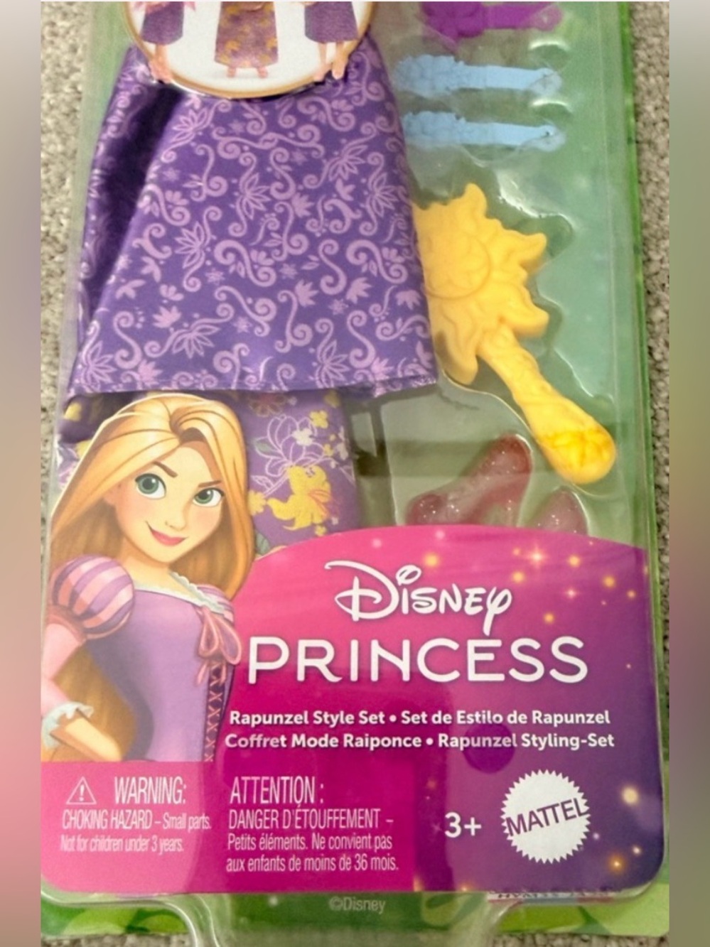 DISNEY - PRINCESS RAPUNZEL STYLE SET - NIB - Picture 2 of 4